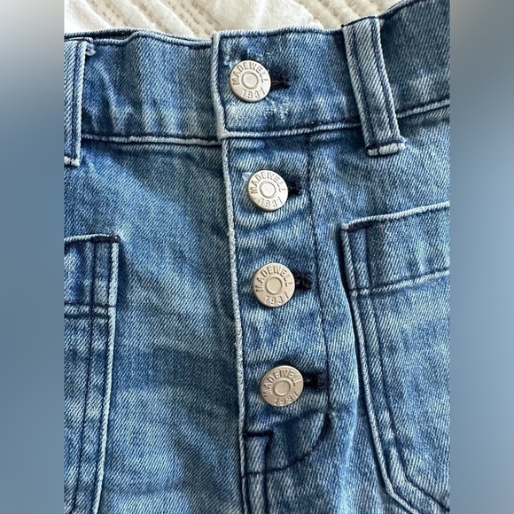 Madewell Button Fly High Waisted Denim Jean Shorts Size 24 - Picture 13 of 13